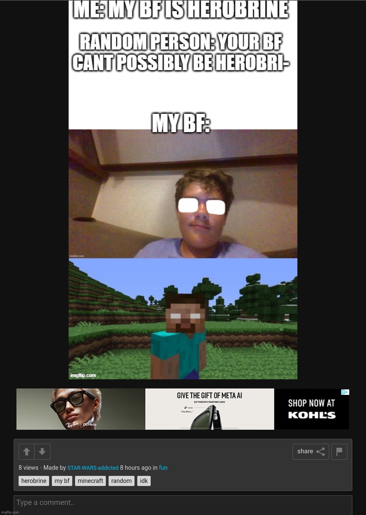 Oh my god bro you cornyyyyyyy | made w/ Imgflip meme maker