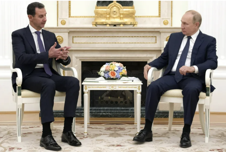 Bashar al-Assad and Vladimir Putin Blank Meme Template