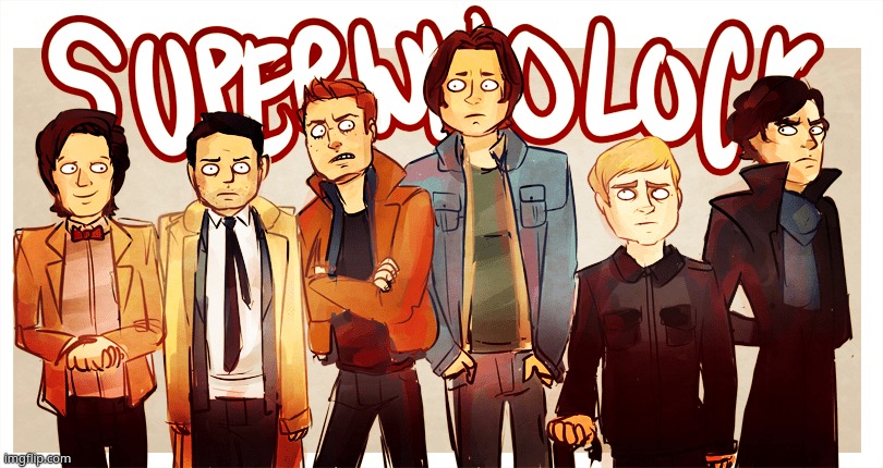 the supernatural people look so trauamtized im cfying also why is dean ginger...i wanna be ginger :( (intended as a reference)) | made w/ Imgflip meme maker