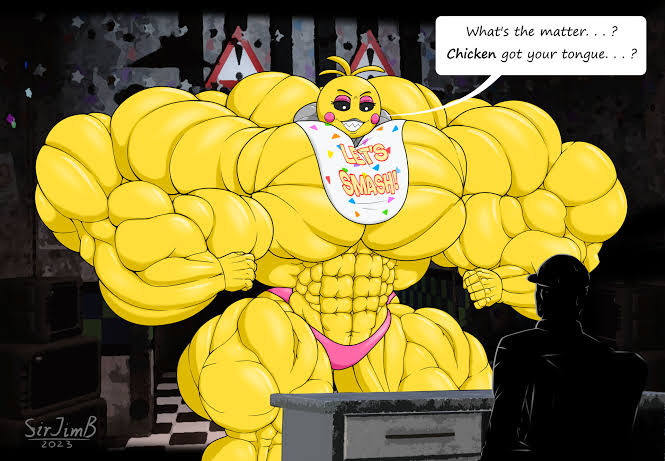 Muscle Toy Chica Blank Meme Template