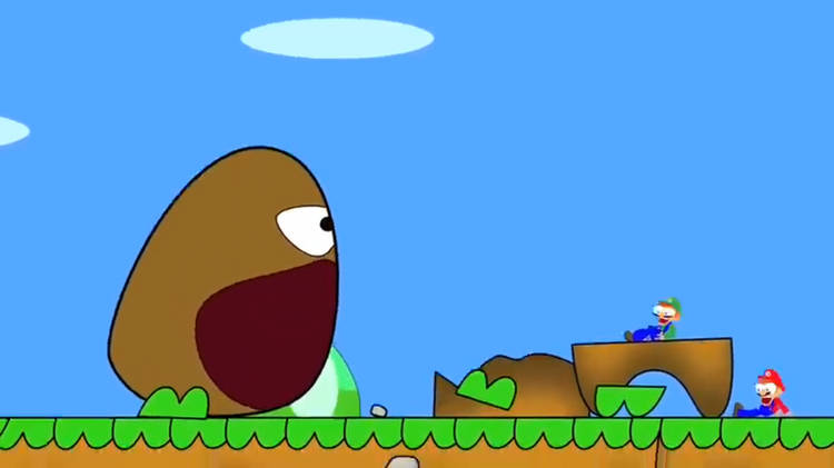 Giant Pou Blank Meme Template