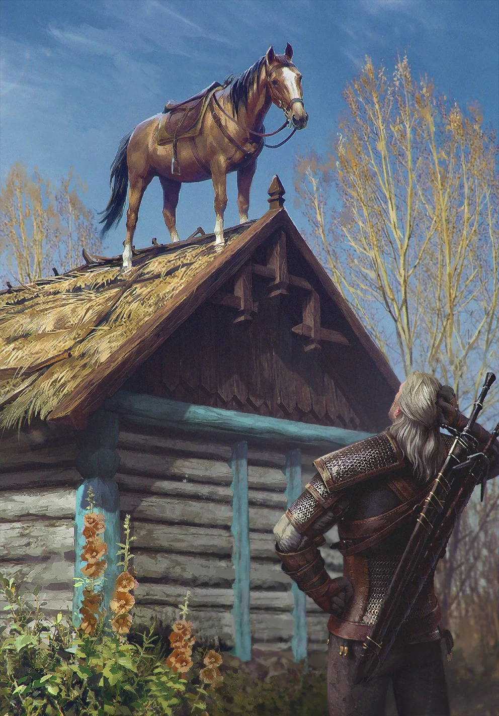 Witcher Roach Blank Meme Template