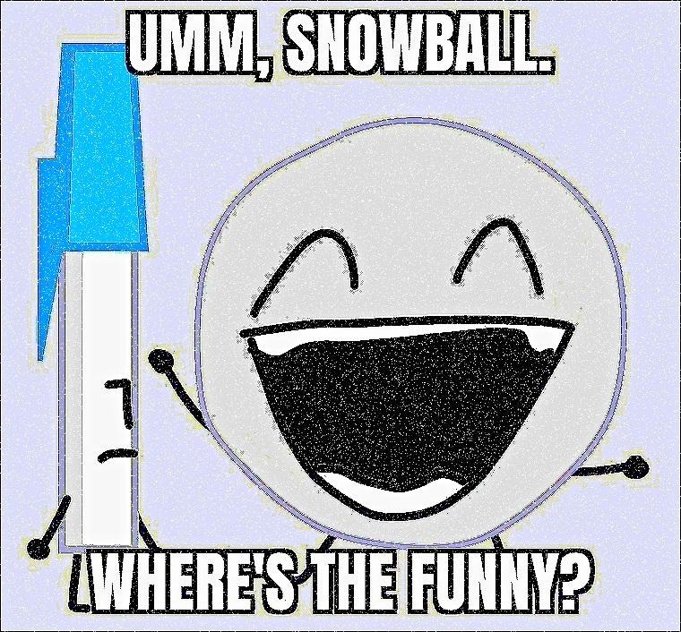 Umm snowball where's the funny Blank Meme Template