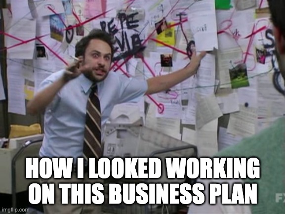 Charlie Day | HOW I LOOKED WORKING ON THIS BUSINESS PLAN | image tagged in charlie day | made w/ Imgflip meme maker