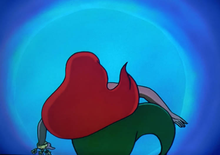 ariel going up Blank Meme Template