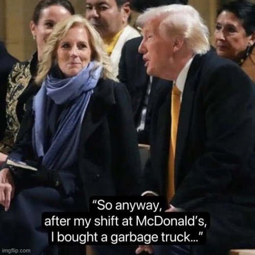 Dr. Jill  idolizes Trump | image tagged in dr jill,jill biden,donald trump | made w/ Imgflip meme maker