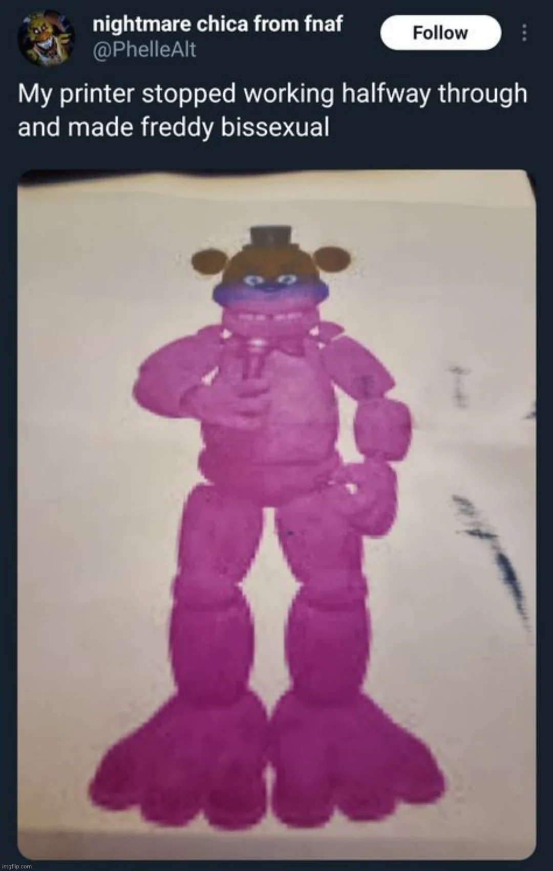 five nights at freddy's? more like BI nights at freddy's am i right | made w/ Imgflip meme maker