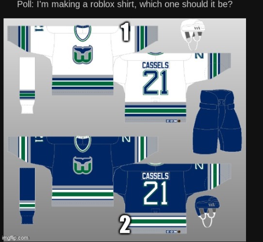 we're going with 1, will update on pogress later | image tagged in hockey | made w/ Imgflip meme maker