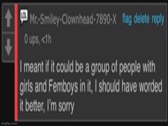 I’m sorry guys, I should have worded it better, and I was asking a question | made w/ Imgflip meme maker