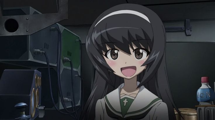 Blushing Mako Reizei Blank Meme Template