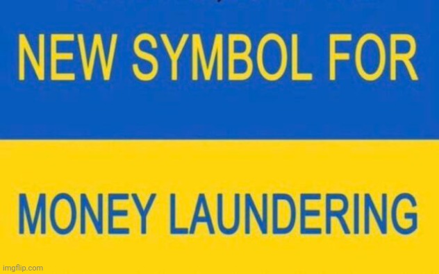 New symbol for money laundering | image tagged in new symbol for money laundering | made w/ Imgflip meme maker
