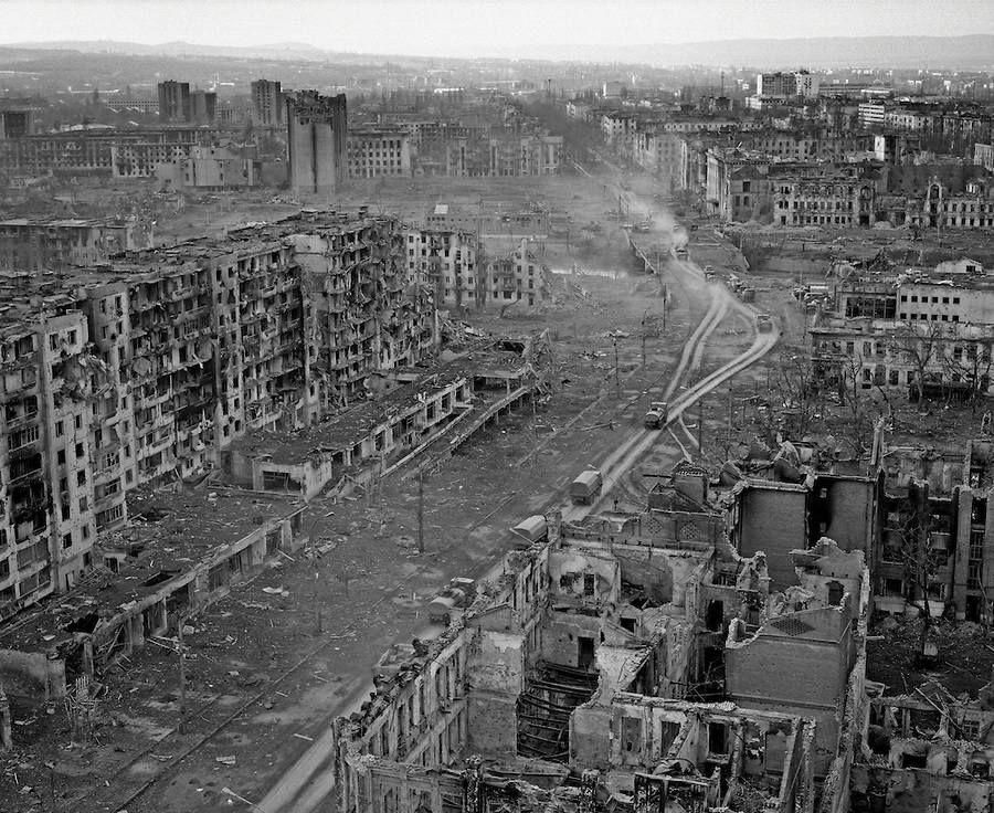 Russia destroyed grozny Blank Meme Template