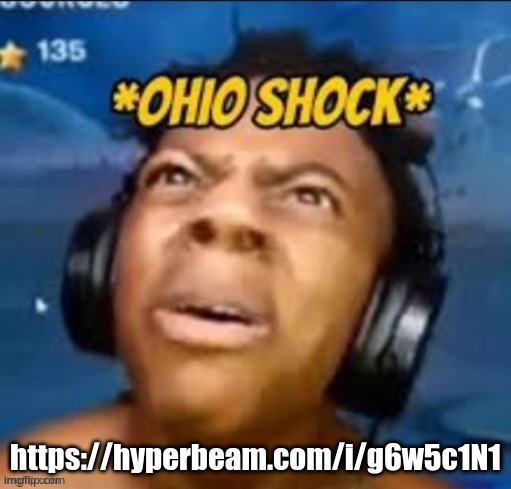 Ohio shock | https://hyperbeam.com/i/g6w5c1N1 | image tagged in ohio shock | made w/ Imgflip meme maker