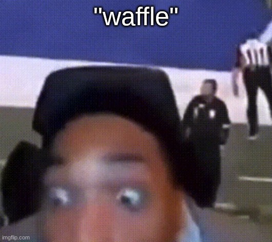 "waffle" | made w/ Imgflip meme maker