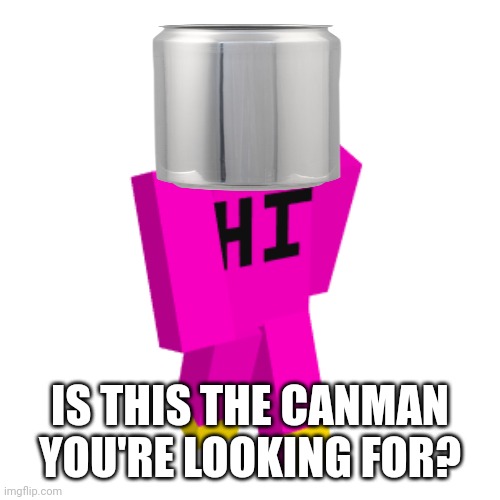 Camman18 | IS THIS THE CANMAN YOU'RE LOOKING FOR? | image tagged in camman18 | made w/ Imgflip meme maker