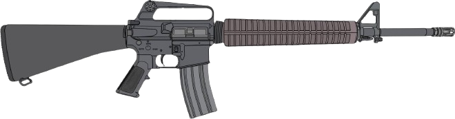 Colt M16A2 Model-715 / C7-Rifle Blank Meme Template