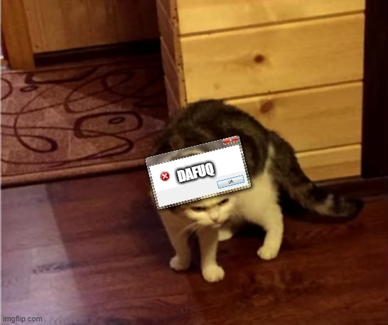 Loading Cat HD | DAFUQ | image tagged in loading cat hd | made w/ Imgflip meme maker