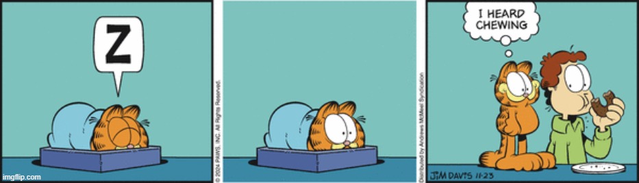 Garfield | image tagged in comics | made w/ Imgflip meme maker