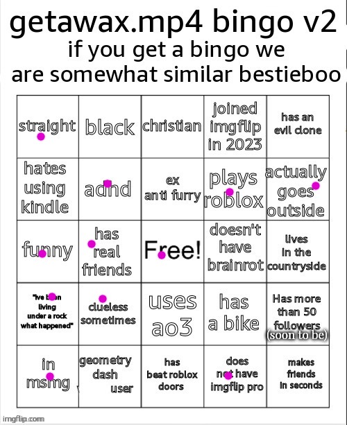 E | (soon to be) | image tagged in getawax bingo v2 5 txt,bingo,memes,msmg | made w/ Imgflip meme maker