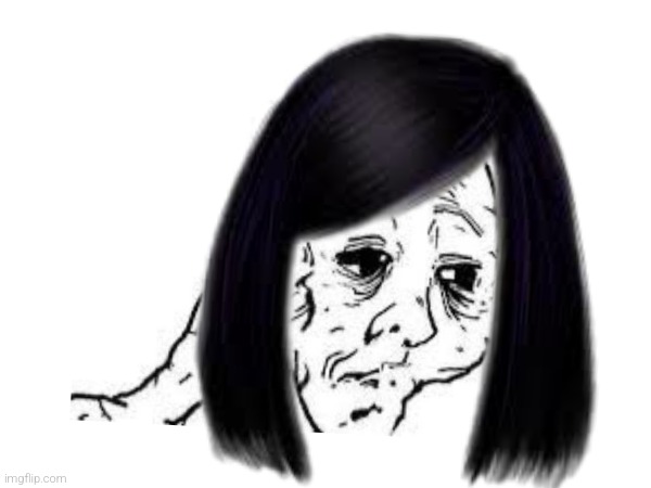 Tired wojak female | made w/ Imgflip meme maker