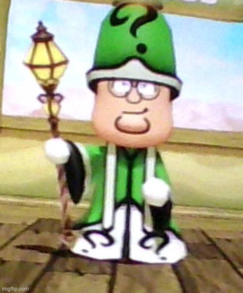 riddler griffin | image tagged in riddler griffin | made w/ Imgflip meme maker