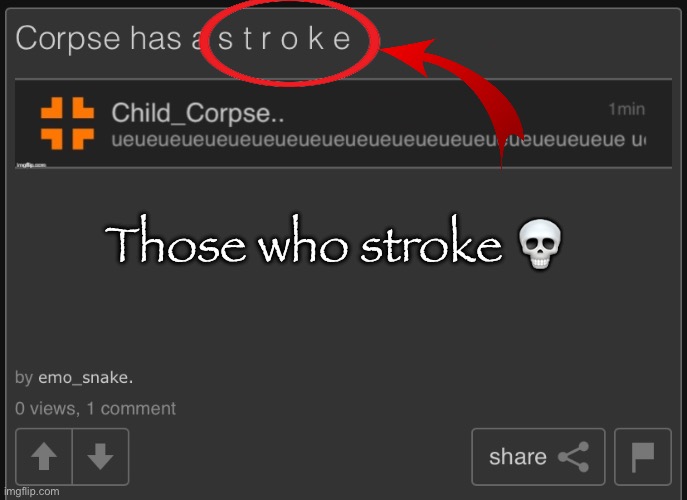 Those who stroke 💀 | made w/ Imgflip meme maker