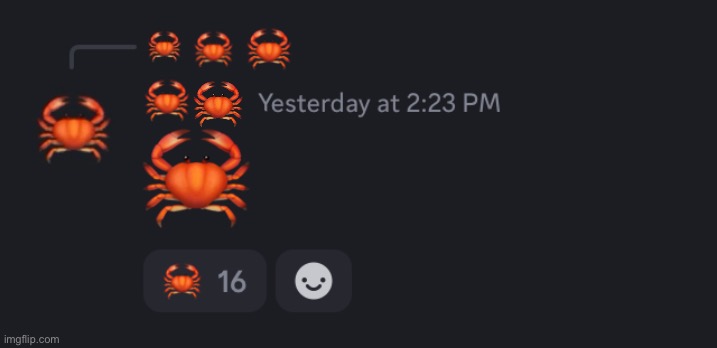 🦀 | made w/ Imgflip meme maker