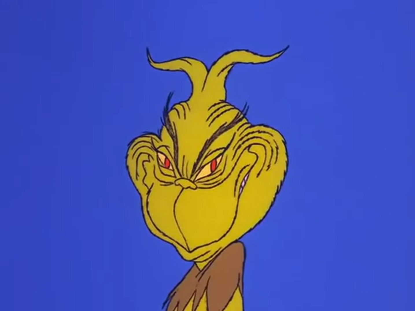 grinch evil face Blank Meme Template