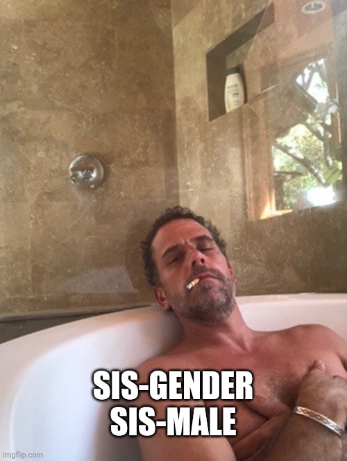 Hunter Biden | SIS-GENDER
SIS-MALE | image tagged in hunter biden | made w/ Imgflip meme maker