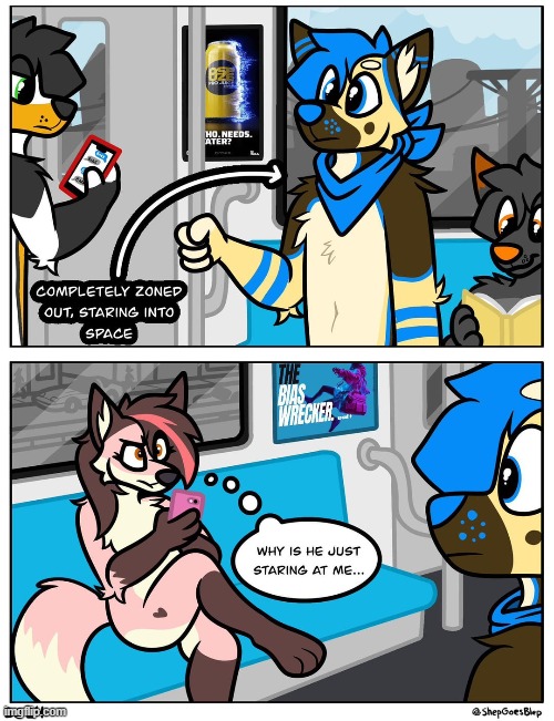 (art credit: ShepGoesBlep) | image tagged in funny,furry,comic,cartoon,shepgoesblep | made w/ Imgflip meme maker