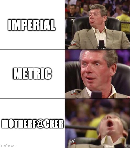 Machine Shops have made the most simplified measuring system in existence. | IMPERIAL; METRIC; MOTHERF@CKER | image tagged in good better best | made w/ Imgflip meme maker