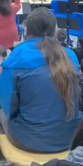 Blue jacket girl Blank Meme Template