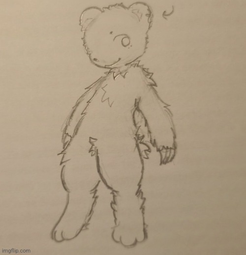 Lil bear doodle | made w/ Imgflip meme maker