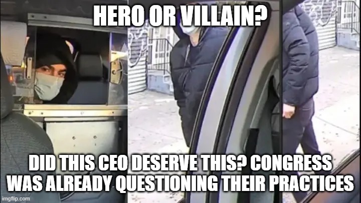 Obamacare Fails Again | HERO OR VILLAIN? DID THIS CEO DESERVE THIS? CONGRESS WAS ALREADY QUESTIONING THEIR PRACTICES | image tagged in obamacare fails again | made w/ Imgflip meme maker