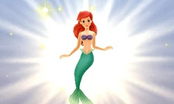 ariel is here Blank Meme Template