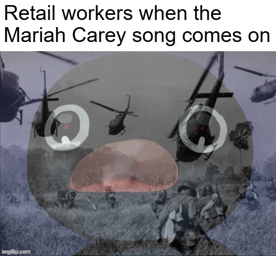 Mariah Carey | Retail workers when the Mariah Carey song comes on | image tagged in pingu | made w/ Imgflip meme maker