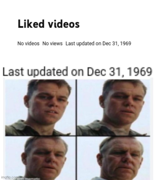 daily MEMES - saw this on YouTube, gonna make a work of art out of it | image tagged in getting old,youtube,custom template,weird stuff | made w/ Imgflip meme maker