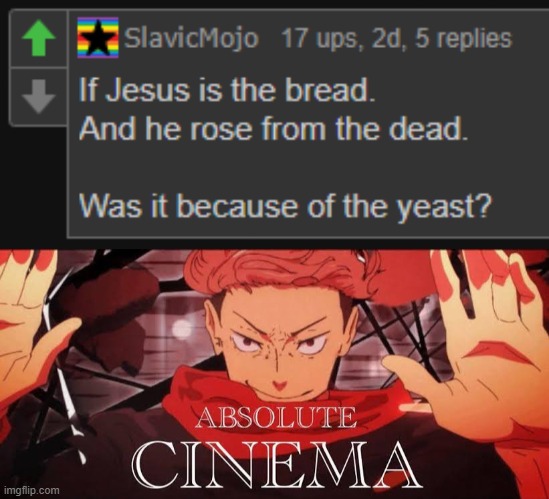 image tagged in absolute cinema | made w/ Imgflip meme maker