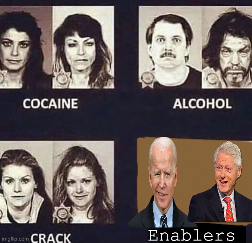 Cocain, alcohol, crack, happy | Enablers | image tagged in cocain alcohol crack happy | made w/ Imgflip meme maker