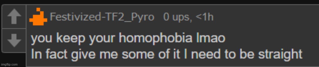 pyro needs to be straight | image tagged in pyro needs to be straight | made w/ Imgflip meme maker