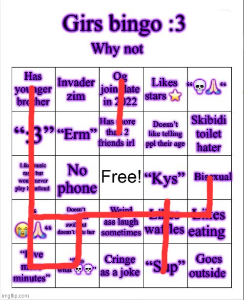 Fuck ass bingo I found | image tagged in girs dumb bingo | made w/ Imgflip meme maker