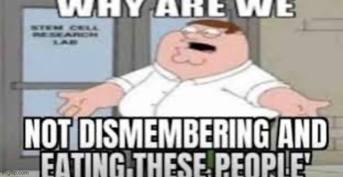 Why are we not dismembering and eating these people | image tagged in why are we not dismembering and eating these people | made w/ Imgflip meme maker