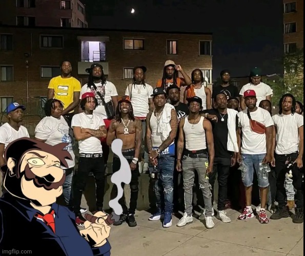 Bro thinks he's part of the team | image tagged in da hood | made w/ Imgflip meme maker