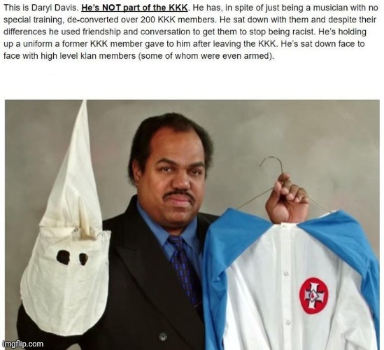 Not made by me | image tagged in hero,no racism,kkk,antifa | made w/ Imgflip meme maker