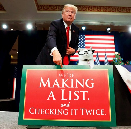 Making a List & Checking It Twice | image tagged in making a list and checking it twice | made w/ Imgflip meme maker