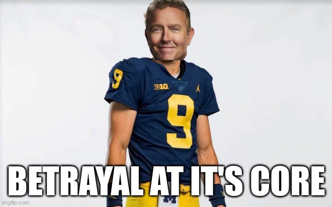 Chase Herbstreit meme | BETRAYAL AT IT'S CORE | image tagged in memes,college football,ohio state buckeyes,michigan sucks,betrayal | made w/ Imgflip meme maker