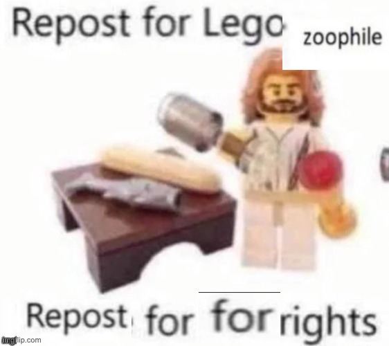 Repost for Lego Jesus | image tagged in repost for lego jesus | made w/ Imgflip meme maker