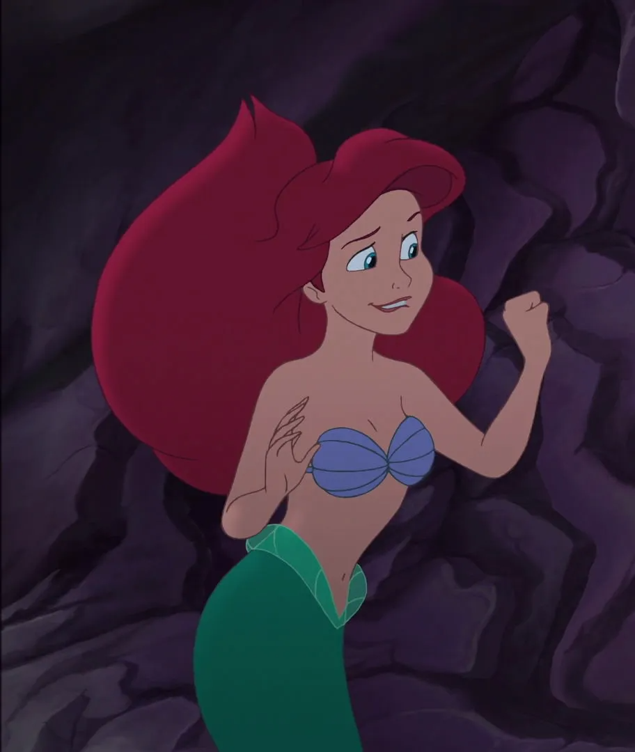 ariel knocking Blank Meme Template