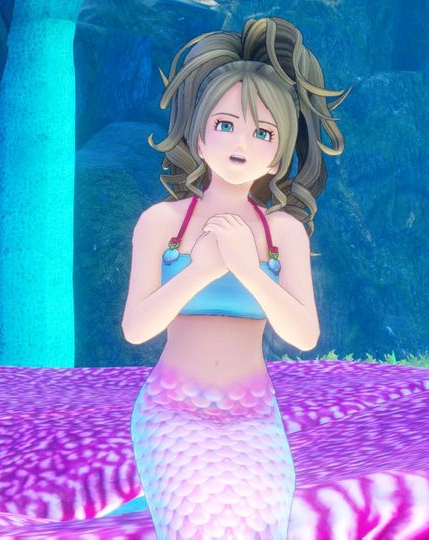 dragon quest mermaid Blank Meme Template
