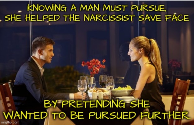 Tricky Chick | image tagged in dating,narcissist | made w/ Imgflip meme maker